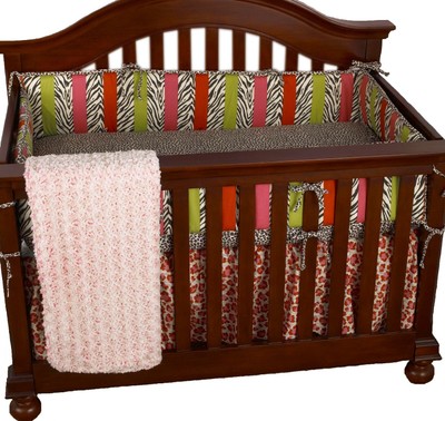 leopard print baby bedding