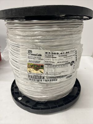 Caroll Brand General Cable E3036S.41.86 1000' Spool, 6 Cond 18 Gauge