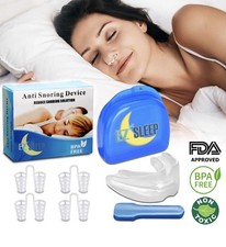 Nose Dilators Vents Snoring Mouthguard Anti Snore Mouthpiece Sleep  Relief