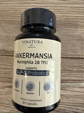 Akkermansia Probiotic Supplement 60 Caps-1 per serv EXP 3/28 NEW