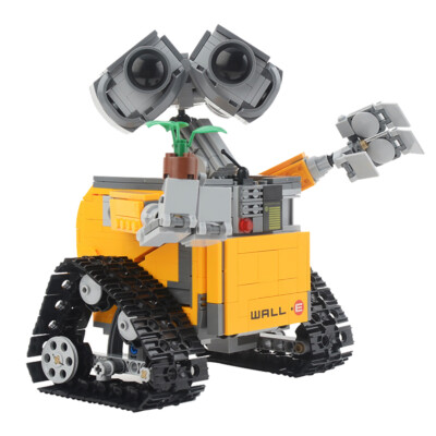 Wall.E Robot mobilisiert Wall-E Robot Building Block Spielzeug Eva Handmade Toy