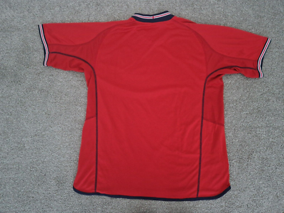 Maillot De Football Vintage Angleterre Umbro 2002/2004 - Taille XL, Couleur Rouge