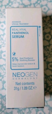 NEOGEN Dermalogy - Real Hyal Panthenol Serum | F/S 1.09oz | NIB Exp 01/2027