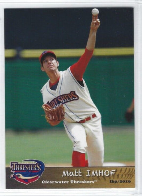 2016 Clearwater Threshers (Single A-Philadelphia Phillies) Matt Imhof