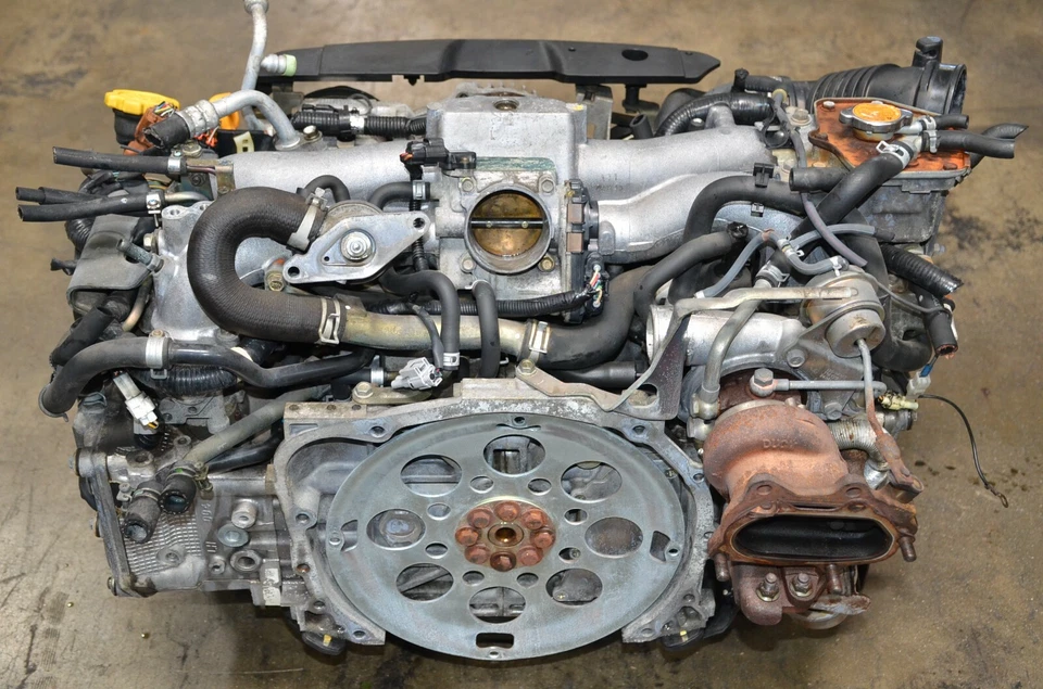 JDM Subaru Impreza WRX 2002-2005 AVCS EJ205 2.0L DOHC Turbo Engine Only - Image 4 of 4