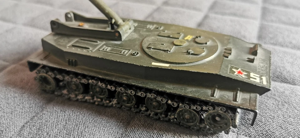 Carro Armato SOLIDO - TANK PT 76 "Anfibio" URSS - Réf. 207 - 9/62. - Immagine 3 di 4