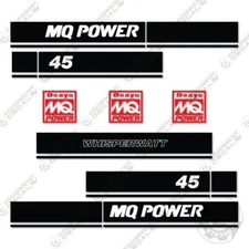 Fits Multiquip Generator WhisperWatt Decals 45  Replacement Sticker Set