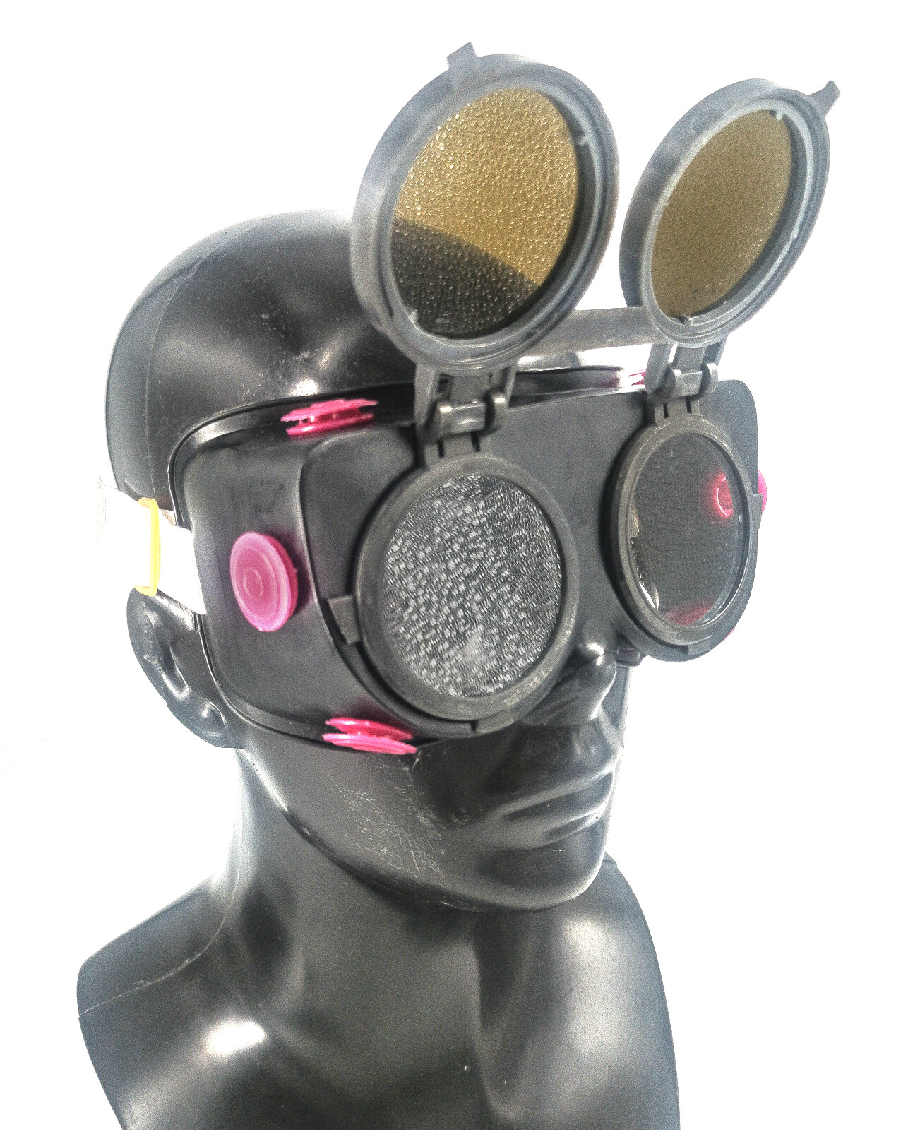 Znd2 Window 1999 Post-Soviet Safety Glasses Flip-up Welders Goggles Steampunk ЗНД2 ...