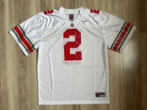 Ohio State Buckeyes College Ladies Nike Football Shirt Nike Jersey Women Sz L - Picture 2 of 8