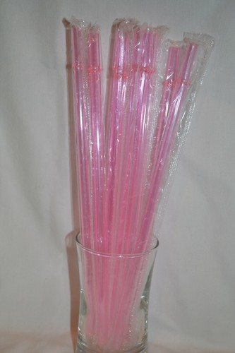 Cannucce riutilizzabili trasparenti tinta unita plastica acrilica 9” con anelli senza BPA sigillate - Foto 14 di 21
