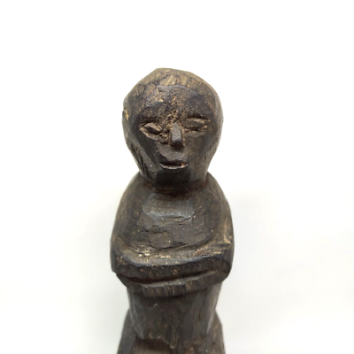 Sculpture Tribale Timor Bélu – Art Primitif Indonésien – Bois Vintage