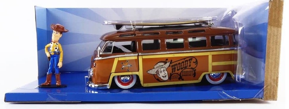 JADA TOYS - 1963 VOLKSWAGEN Combi con figura di WOODY - 1/24 - JAD33176