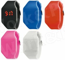 OROLOGIO DA POLSO DIGITALE A LED CALENDARIO ULTRASOTTILE FACILE LETTURA