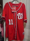JSA CERTIFIED- Signed by Ryan Zimmerman Nationals Red Baseball Jersey