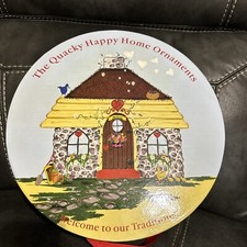 Quacker Factory Glass Happy Home Ornaments Box Set Of Christmas Ornaments