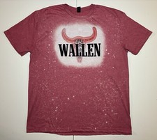 Morgan Wallen T Shirt Band Tee Country Rock Music Mens XL Bullhorns Merch