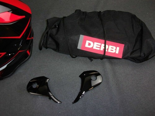 DERBI 606753M01DM CASCO CROSS-ENDURO FULL FACE DERBI MULTIROAD TAGLIA XS - NERO - Picture 5 of 6