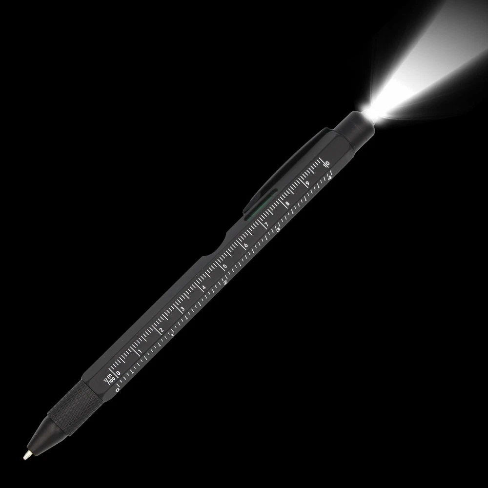 9-in-1 Multi Tool Pen with Touch Head LED Light Bottle Opener