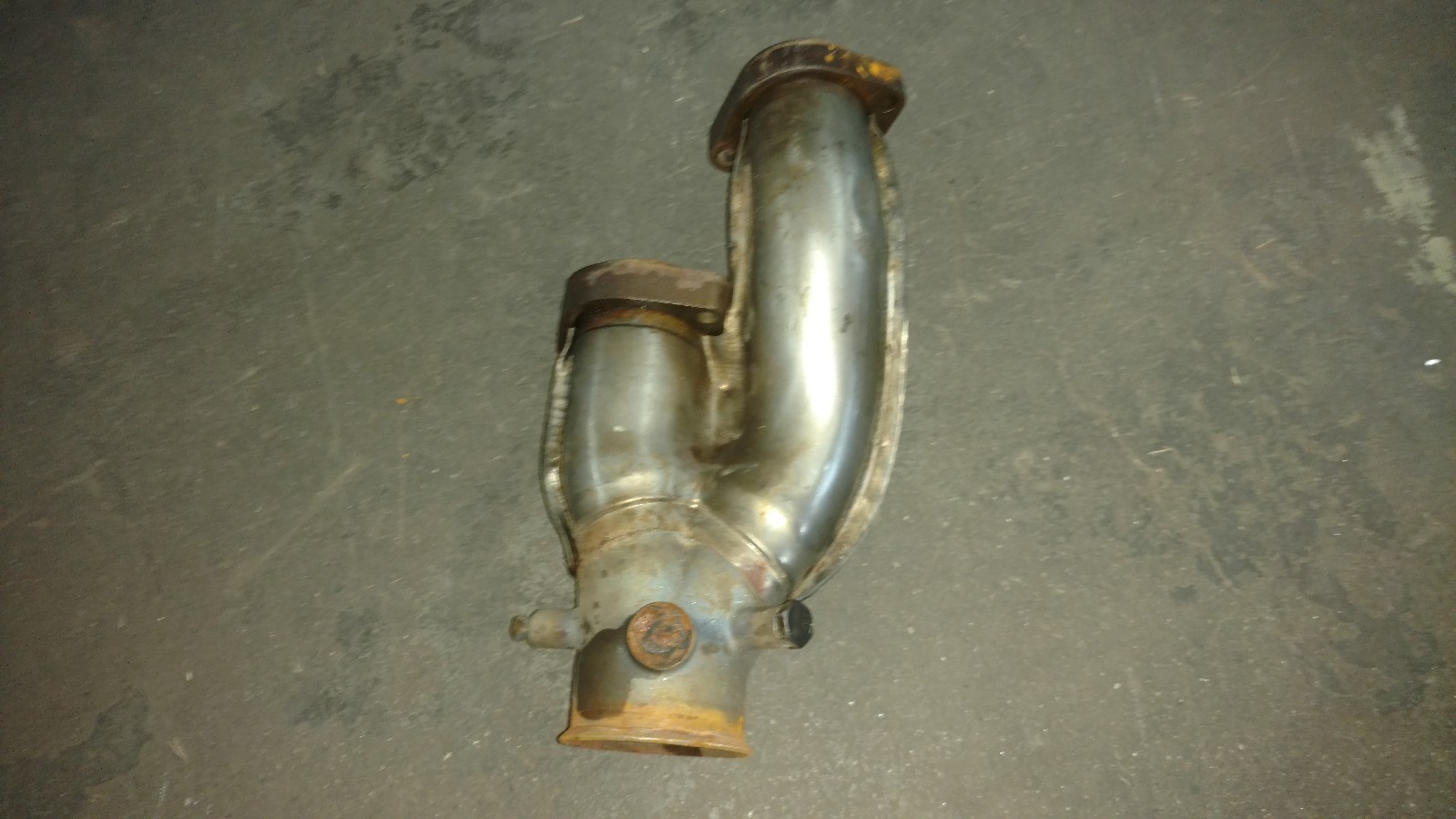 LAMBORGHINI MURCIELAGO RIGHT SIDE EXHAUST UNION PIPE OEM 07M133776