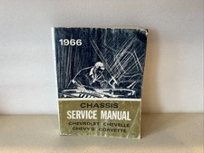 Original 1966 Chevrolet Chassis Service Manual Corvette Chevy Ii Chevelle St-72 Original 1966 Chevrolet Chassis Service Manual Corvette Chevy Ii Chevelle St-72