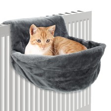 Cat Hammock Pocket Soft Cat Hanging Bed with Sturdy and Durable Iron Frame Wa...