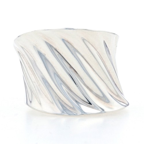 RLM Studios Contoured Wave Ring - Sterling Silver Women's Size 5