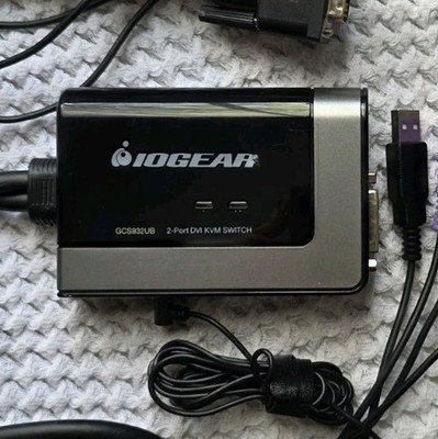   GAMER/PRO SETUP MUST-HAVE: IOGEAR 2-Port DVI KVM Switch  ️   