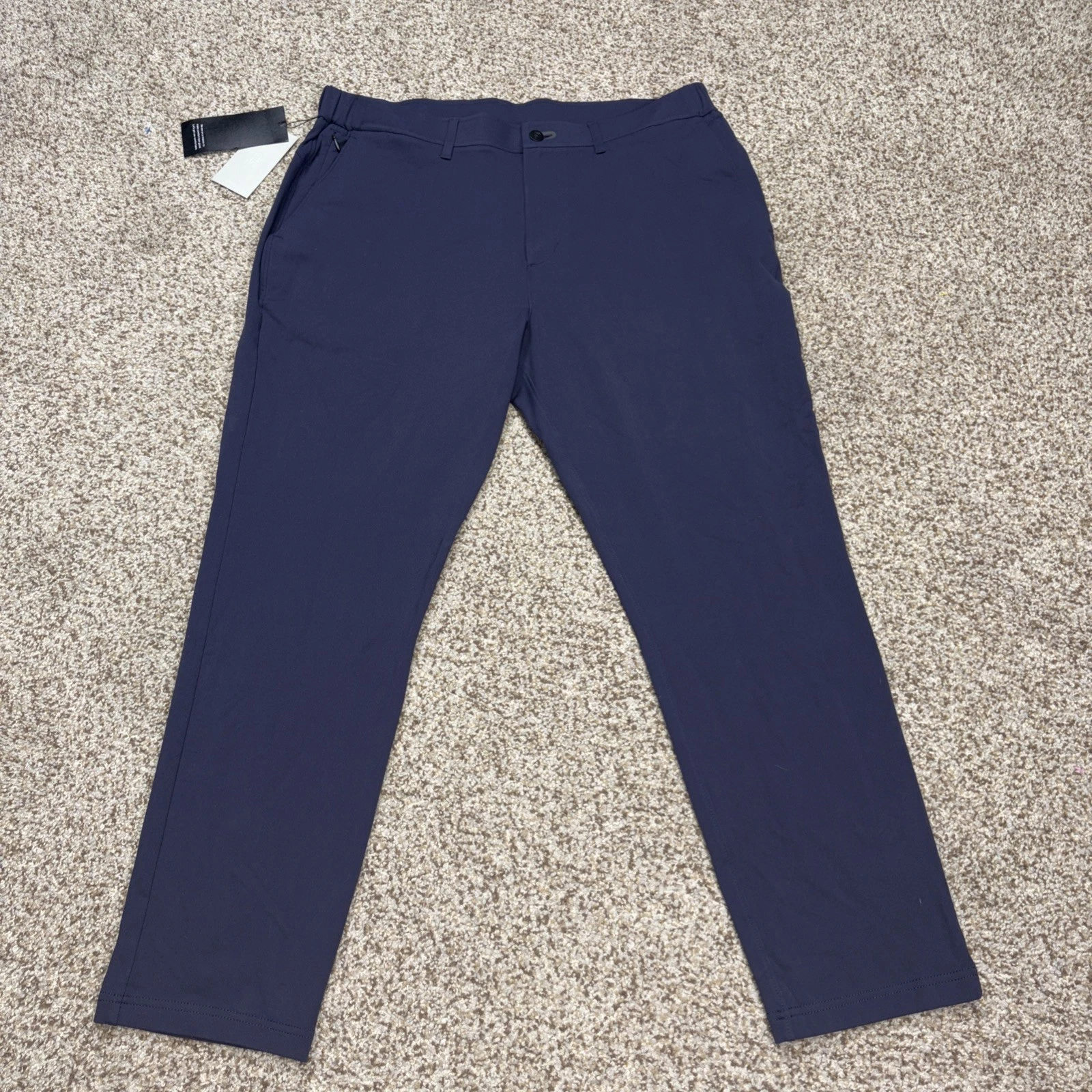 New Public Rec Pants Mens 36/30 Navy Chino Stretch Performance Fits 35 X 28