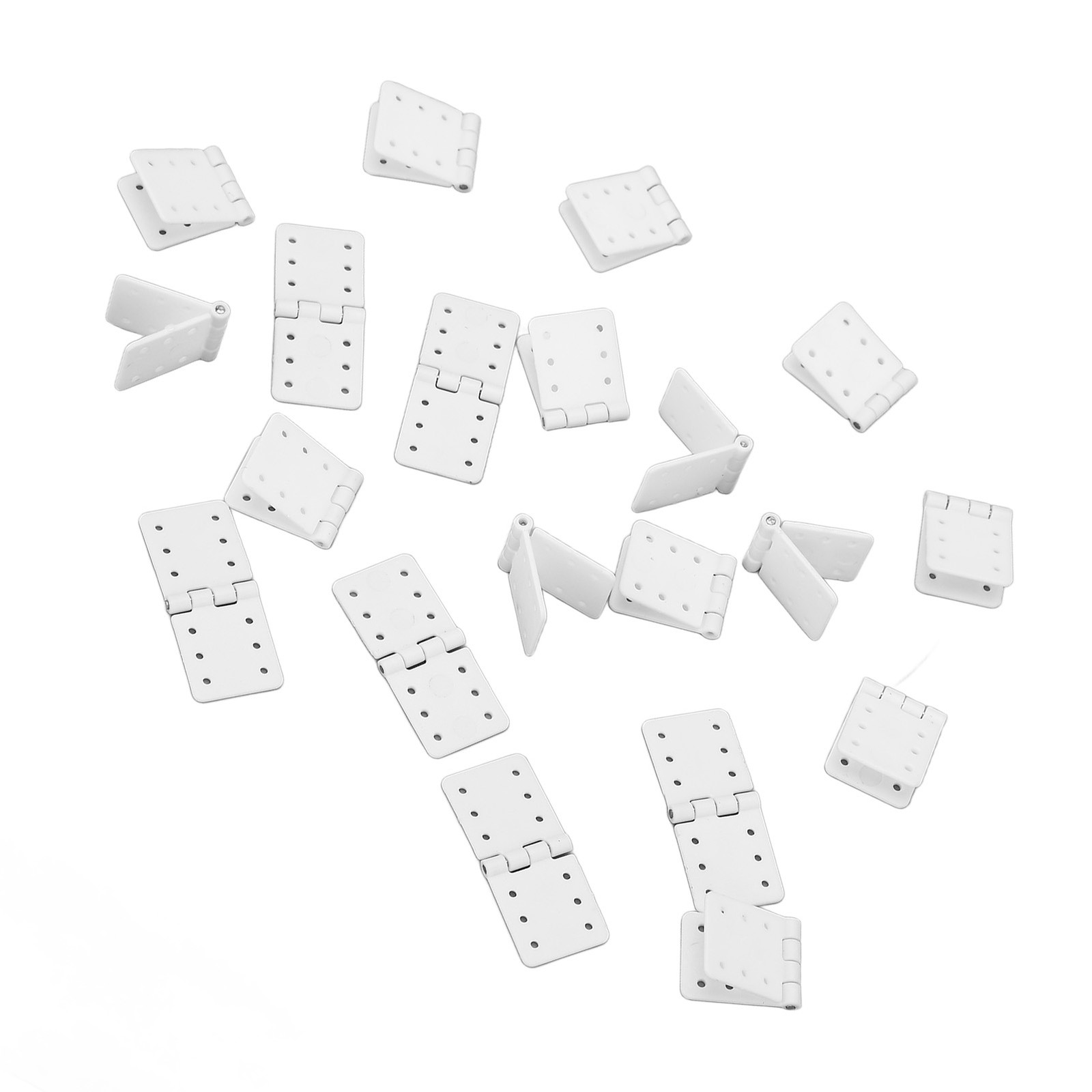 40PCS RC Pinned Hinges Remote Control Airplane Plastic Hinge Model Aircraft Wing