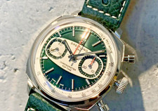 BREITLING Top Time Chronograph  B01  Racing Green  AB01771A1L1X1  NEU FULL SET