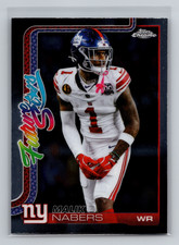 Malik Nabers 2025 Topps Chrome Football Future Stars #FS-8 