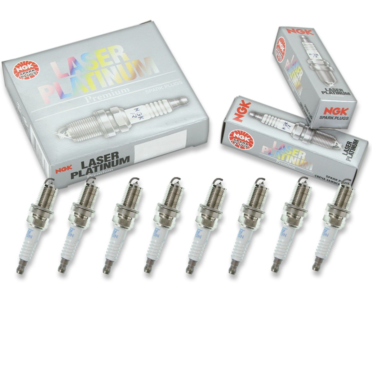 8 pc NGK 93580 PFR7N8DS Laser Platinum Spark Plugs for 98079-5787T wj