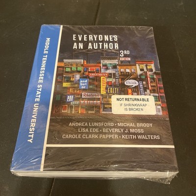 Everyone's An Author 3rd Third Edition Paperback Writing Text College English