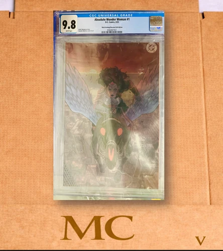 Absolute Wonder Woman #1 CGC 9.8 Sherman Foil 3rd Print Only 24 Graded DC 2025