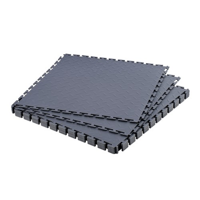 #ad VEVOR Garage Floor Tiles Interlocking 8 Pack 20.2x20.2x0.2 in PVC Graphite Gray $50.99