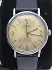 Vintage Omega Seamaster 34mm Gold Dial Mens Watch