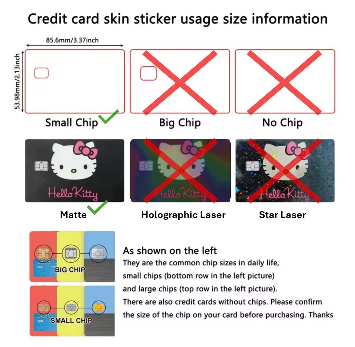 Pokmon Debit Credit Card Skin Sticker - Small Chip - Matte | eBay