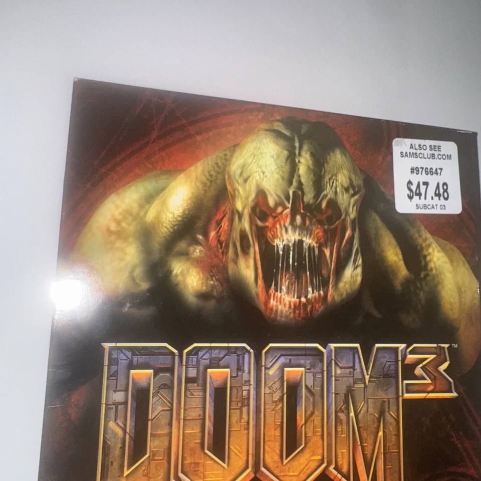 Sam's Club Doom 3 PC Big Box Edition 2004 Activision (Factory Sealed) Ultra Rare - Image 2 of 4