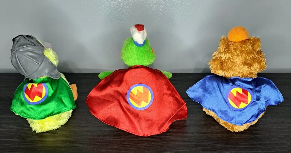 Set of 3 TY Wonder Pets Beanie Babies: LINNY, TUCK, MING MING. Plush Toys 7" - Image 2 of 4