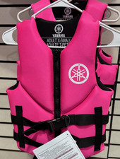 WOMENS YAMAHA HOT PINK LIFE VEST NEOPREAM XS