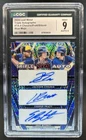 2024 Leaf Metal Jackson Chourio Cooper Pratt Eric Bitonti Auto Blue #/7 CGC 9