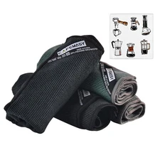 CAFEMASY Barista Towels Espresso Bar Accessories 4 Pack Soft Absorbent Non-Ab...