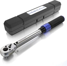1/4-Inch Drive Click Small Bike Accurate Torque Wrench 20-200In.Lb/2.26-22.6Nm,1