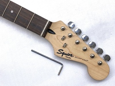 NOS Fender Squier Strat HARD TO FIND ROSEWOOD Neck Bullet Electric Guitar Maple