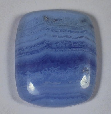 33 Ct 6X20X27 mm Natural Blue Lace Agate Rectangle Cabochon Gemstone KT-368