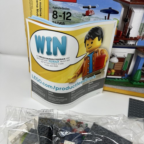 Lego Creator Modular Modern Home 31068 Retired Open Box - Picture 12 of 19