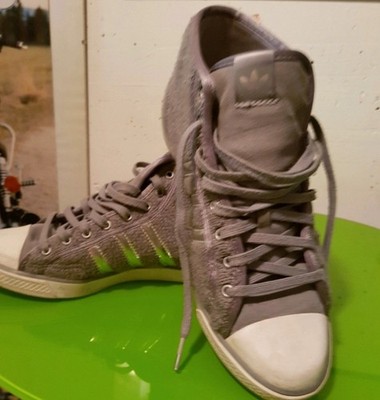 Adidas Sleek Series   Sneaker High   Grau/Strick   Gr. 38