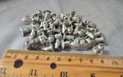 Lot of 100 DZUS AJ4-35, AJ435 - STUD TURNLOCK FASTENER - Aircraft / motorcycle