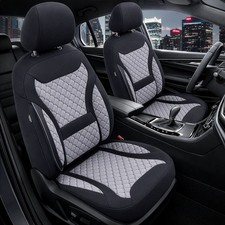 2x Sitzbezüge passend für VW Golf Plus ab 2004-2014 (Schwarz-Grau) | NEU