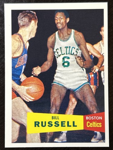 1996 Topps Stars Member's Only Reprints, Bill Russell, Card #40, Boston Celtics - Picture 1 of 2